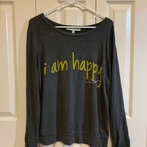 Peace Love World ‘I am Happy’ Sweater